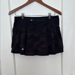 lululemon athletica Black Skater Mini Skirt